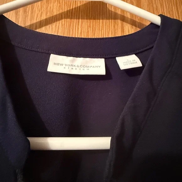 New York & Company Blue Shirtdress - Picture 8 of 8